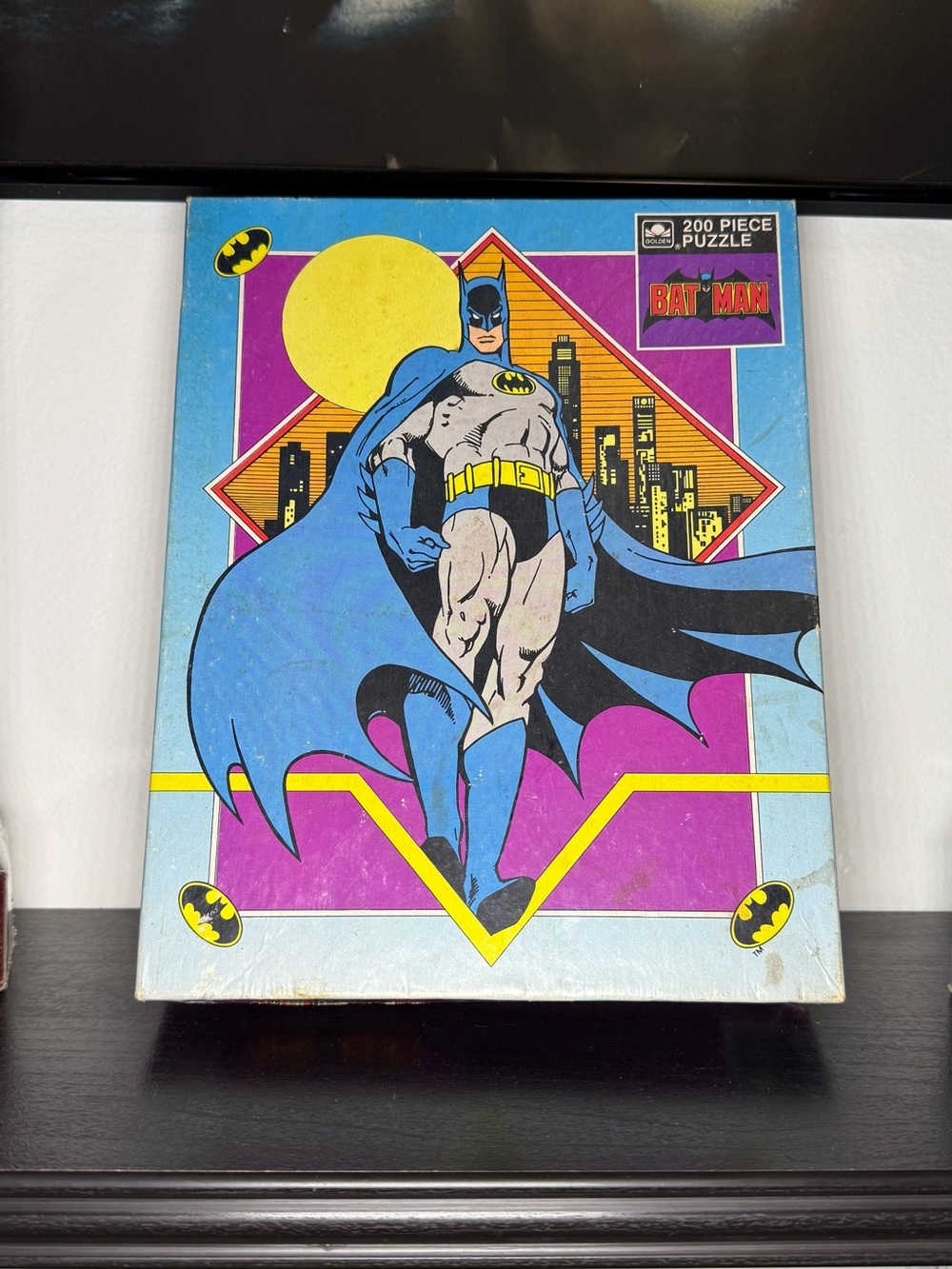 Vintage 1989 Batman 200 Piece Jigsaw Puzzle DC Comics